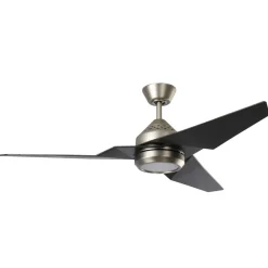 LED-loftventilator Jade, sort, støjsvag, Ø 152 cm, 60 W^KICHLER New