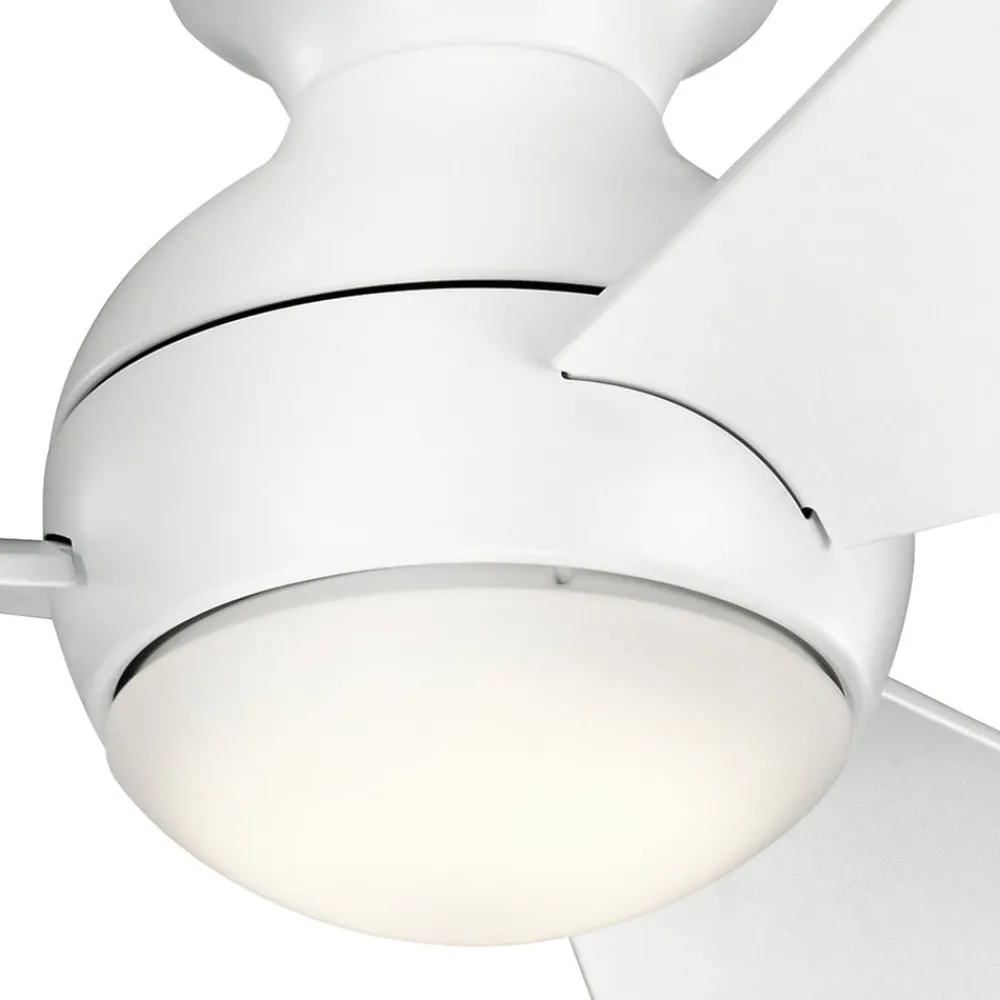 LED-loftventilator Sola, IP23 hvid mat^KICHLER Best