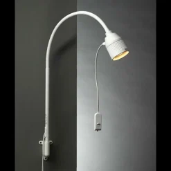 SIS-Licht LED-læselampe ved sengen med fleksibel arm og rødt lys