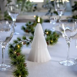 STAR TRADING LED-lys Flamme Grany, hvid, 18 cm, ægte voks, batteridrevet