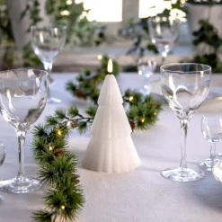 STAR TRADING LED-lys Flamme Grany, hvid, 18 cm, ægte voks, batteridrevet