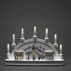 LED-lysbue, huse, hvid, 7 lyskilder^Konstsmide Christmas Hot