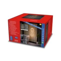 LED-lysgardin vandmand 2.600K 400 LED'er 95x30cm^Konstsmide Christmas Discount