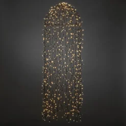 LED-lysgardin vandmand 2.600K 900 LED'er 145x45cm^Konstsmide Christmas