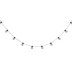 Näve LED-lyskæde CADENA, RGB, sort, 10 lyskilder, 10 m