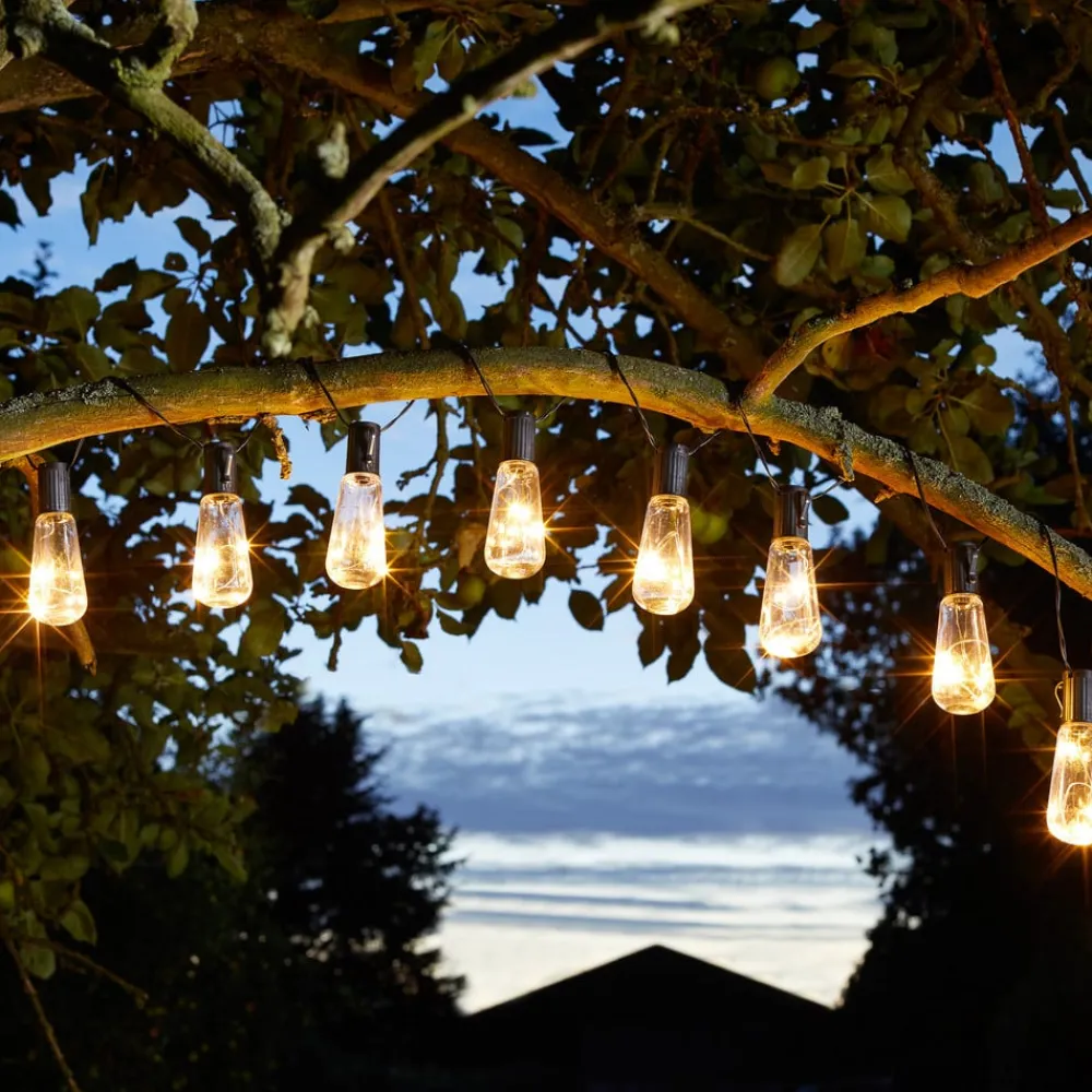 SMART GARDEN LED-lyskæde Eureka Vintage, 10 lyskilder, IP44