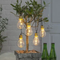 STAR TRADING LED-lyskæde Glow Battery m. fem lysk.