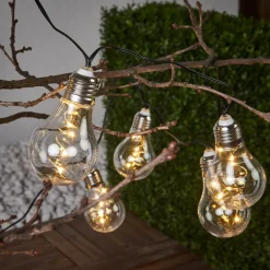 STAR TRADING LED-lyskæde Glow, klar, varmhvid, 190 cm lang