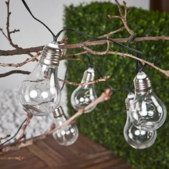 STAR TRADING LED-lyskæde Glow, klar, varmhvid, 190 cm lang