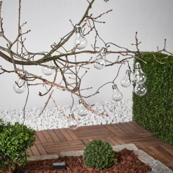 STAR TRADING LED-lyskæde Glow, klar, varmhvid, 190 cm lang