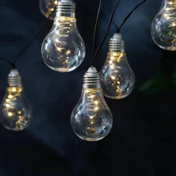 STAR TRADING LED-lyskæde Glow, klar, varmhvid, 190 cm lang