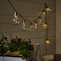 STAR TRADING LED-lyskæde Glow, klar, varmhvid, 190 cm lang