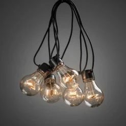 Konstsmide Christmas LED-lyskæde ølhave basissæt, ravfarvet