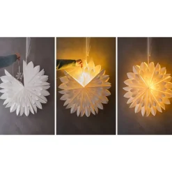 STAR TRADING LED-lyskæde Lighty lysring til papirstjerner