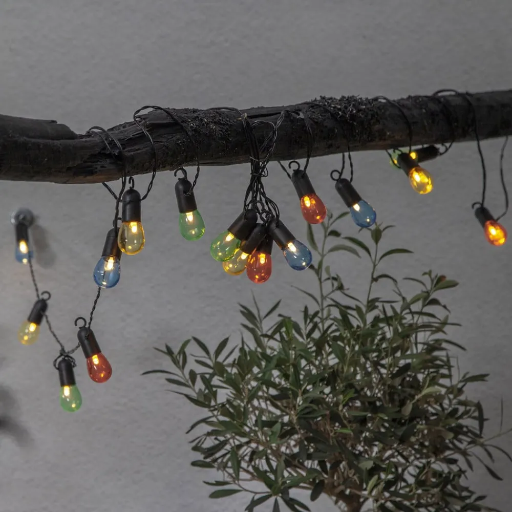 STAR TRADING Dekorationsbelysning>LED-lyskæde Small Hooky, farverige