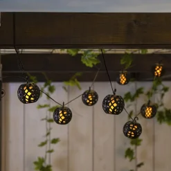 STAR TRADING LED-lyskæde solcelle Flame med flamme effekt