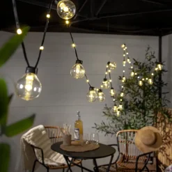 STAR TRADING LED-lyskæder Bolla, klar, plast Længde 5,3 m 20-fl.