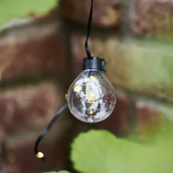 STAR TRADING LED-lyskæder Bolla, klar, plast Længde 5,3 m 20-fl.