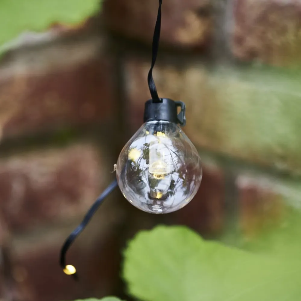 STAR TRADING LED-lyskæder Bolla, klar, plast Længde 5,3 m 20-fl.