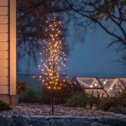Konstsmide Christmas Julepynt|Juletræer>LED-lystræ, sort, 150 cm