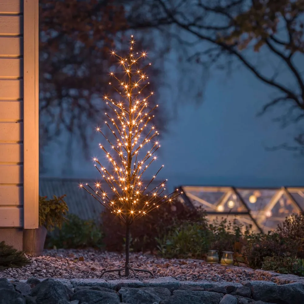 Konstsmide Christmas Julepynt|Juletræer>LED-lystræ, sort, 150 cm