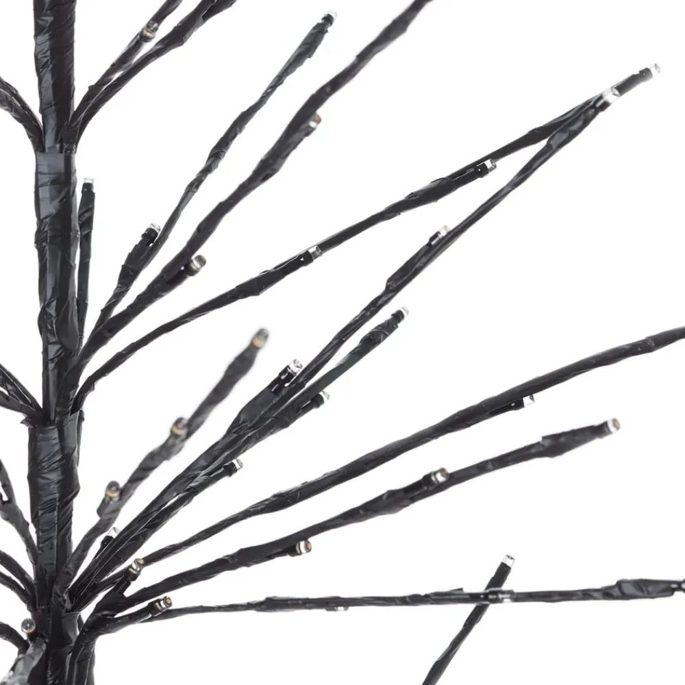 Konstsmide Christmas Julepynt|Juletræer>LED-lystræ, sort, 150 cm