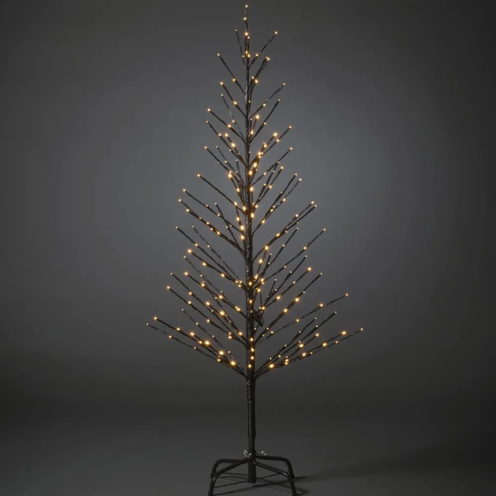 Konstsmide Christmas Julepynt|Juletræer>LED-lystræ, sort, 150 cm