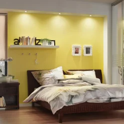 Hera LED-møbelindbygningslampe FR 55, grå, plast, 3-pak