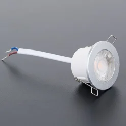 LED-møbelindbygningsspot Artist, sæt med 3, sølv^ORION