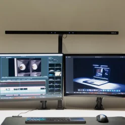 Maul LED-monitorlampe gate, sensor, dæmpbar, sort, klemme