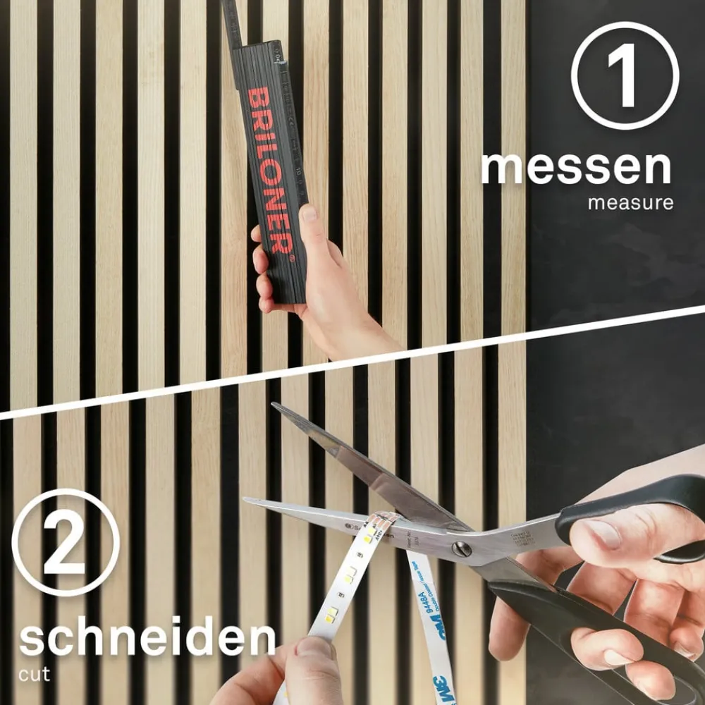 Briloner Dekorationsbelysning|Led Strips>LED-panel Pimp your panel, startsæt, længde 2,6 m