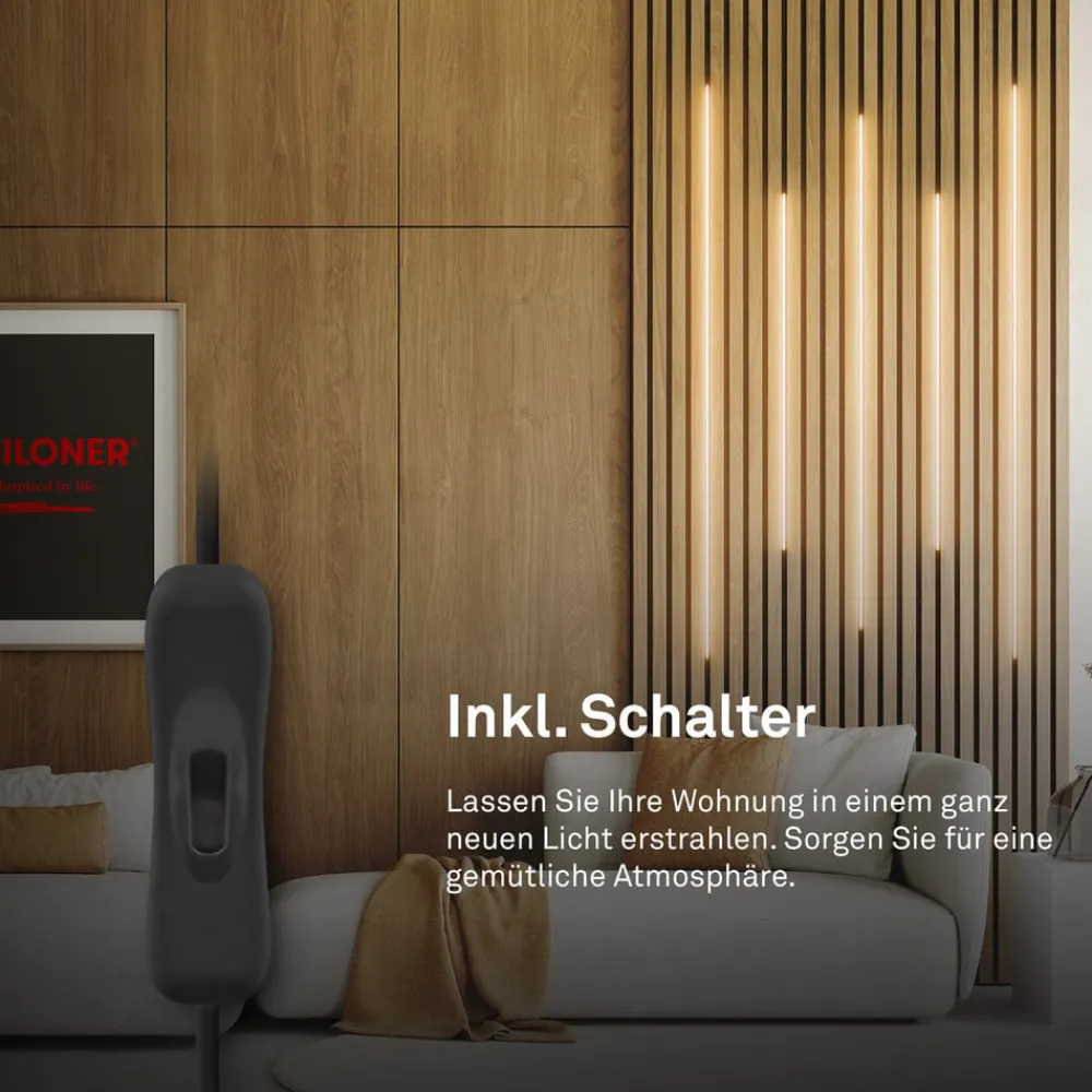 Briloner Dekorationsbelysning|Led Strips>LED-panel Pimp your panel, startsæt, længde 2,6 m