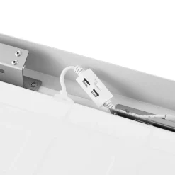 Deko-Light LED-panel PRO OFFICE SANO, 123 x 33 cm, DALI hvid metal CCT