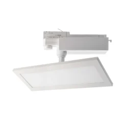 Deko-Light LED-panel TRACK LIGHT, hvid, 3-faset, 3.000 K, tænd/sluk