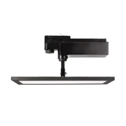 Deko-Light LED-panel TRACK LIGHT, sort, 3-faset, 3.000 K, tænd/sluk