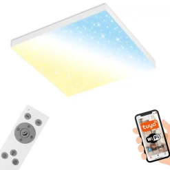 LED-panel uden ramme SL WiFi Bluetooth 45x45cm^Briloner Clearance