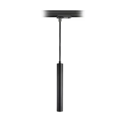 Deko-Light Skinnesystem>LED-pendel Slim 1-fase skinne, sort, aluminium, 5 W, 2.700 K