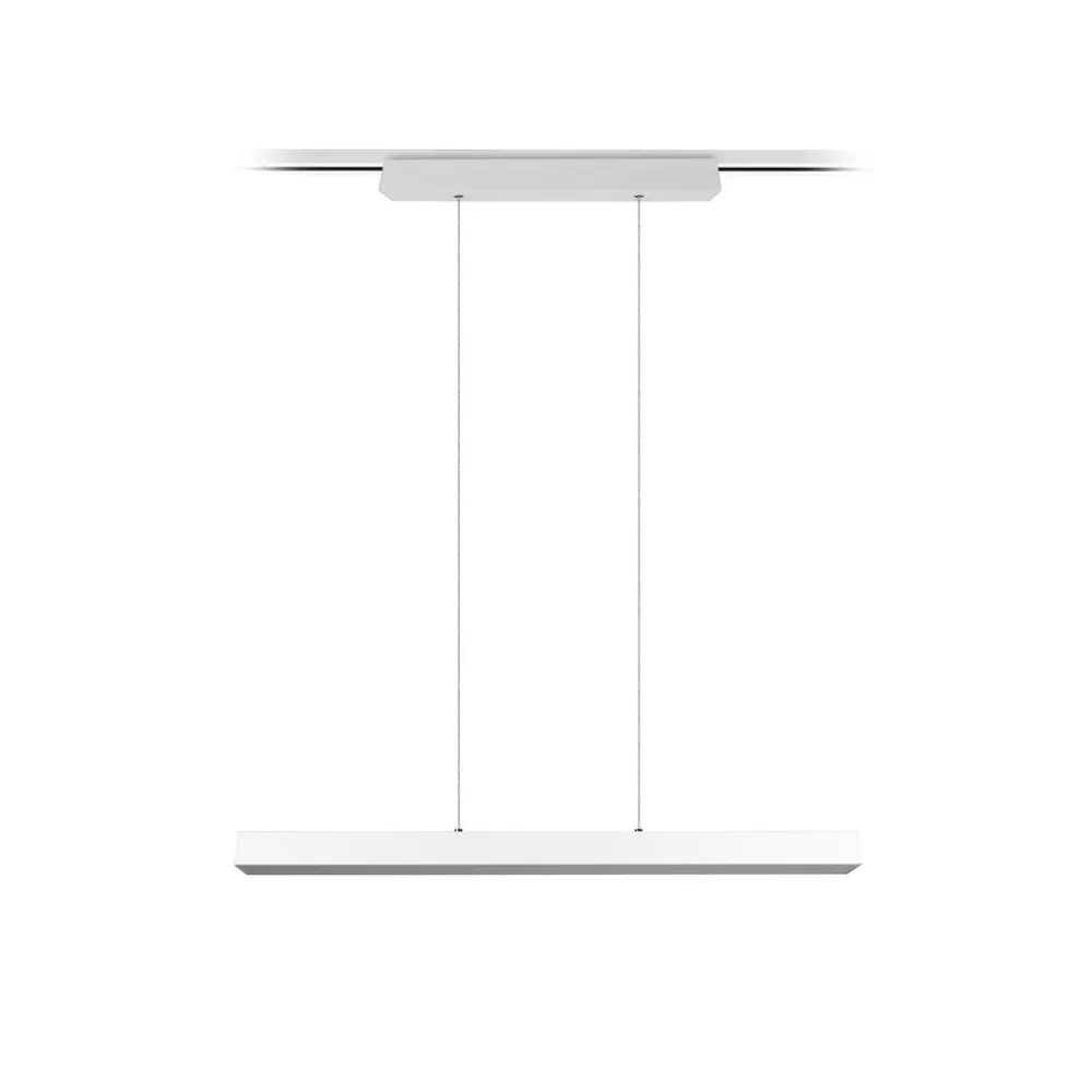 Trio Lighting Skinnesystem>LED-pendellampe Paros DUOline, bjælke, hvid mat