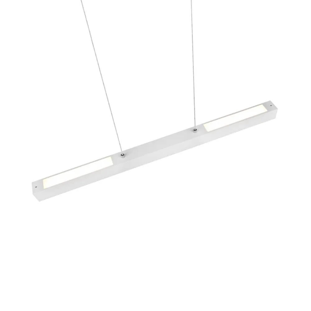 Trio Lighting Skinnesystem>LED-pendellampe Paros DUOline, bjælke, hvid mat
