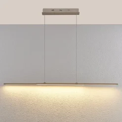 LED-pendellampe Tymon i bjælkeform, smal, udtræk^Lucande Discount