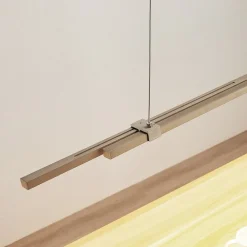 LED-pendellampe Tymon i bjælkeform, smal, udtræk^Lucande Discount