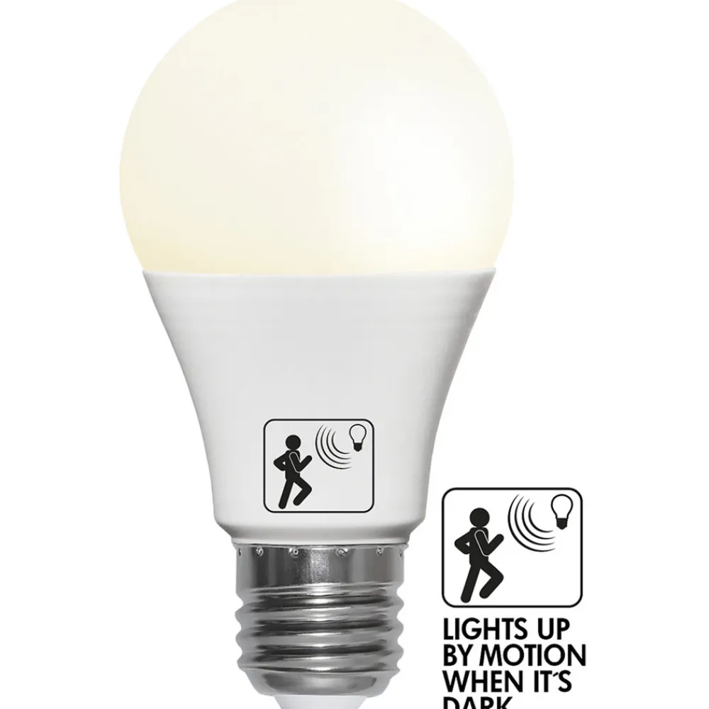 LED-pære A60 E27 4,8W 2700K med bevægelsessensor^STAR TRADING Best