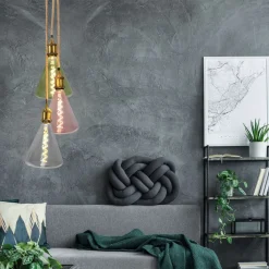 LED-pære Dilly E27 4W 2200K dæmpbar, grøntonet^Näve