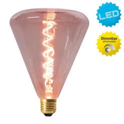 Näve LED-pære Dilly E27 4W 2200K dæmpbar, rødtonet