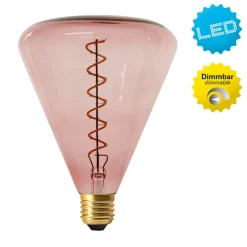 Näve LED-pære Dilly E27 4W 2200K dæmpbar, rødtonet