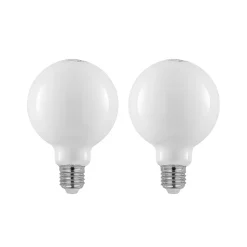 LED-pære E27 4 W 2.700 K G95 globe dæmpes opal, 2^Arcchio Discount