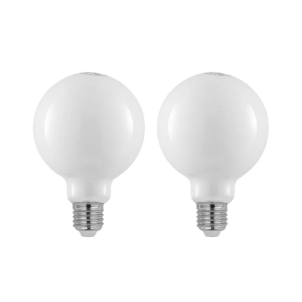 LED-pære E27 4 W 2.700 K G95 globe dæmpes opal, 2^Arcchio Discount