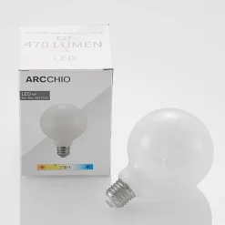 LED-pære E27 4 W 2.700 K G95 globe dæmpes opal, 2^Arcchio Discount