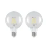 LED-pære E27 4 W 2.700 K G95 globe klar 2 stk^Arcchio Sale