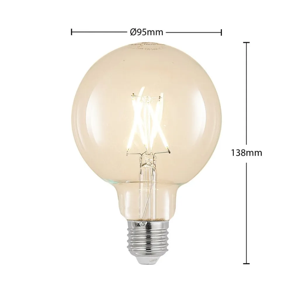 LED-pære E27 4 W 2.700 K G95 globe klar 2 stk^Arcchio Sale